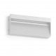 Applique asymétrique ABAR en aluminium -IP54 -LED SMD 7 W- 650 lumens -3000K NOIR - fonction lèche murs.