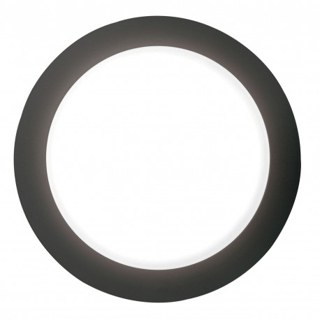 Hublot LED 9 w -Diamètre 27.5 cm - PIRO - CCT -IP66 - NOIR