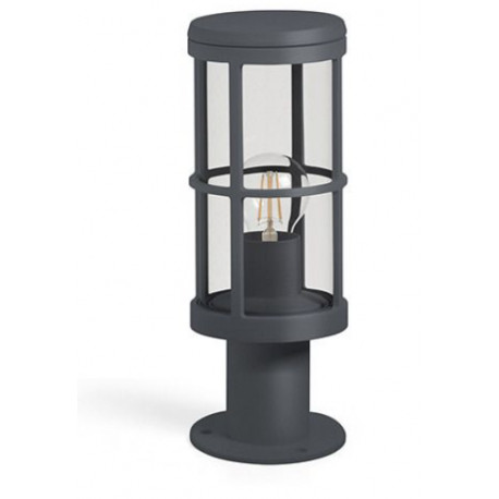 Mini borne extérieure LUG Aluminium IP 54 - éclairage sur le côté- coloris anthracite- hauteur 350 mm