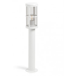 Borne extérieure LUG Aluminium IP 54 - éclairage sur le côté- coloris blanc- hauteur 650 mm