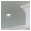 Spot encastré carré en plâtre LEN -équipé avec sa GU 10 -3000 k - coloris Blanc