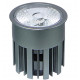 Spot Encastré carré pour plafond - INEL- IP 65 - ht 32 mm- 8.5 W - 3000 K - 700 lumens - 38 °