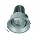 Spot rond orientable à encastrer au plafond LEDA- COB 6.20W 734lm GRIS