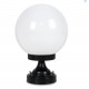 Borne classique GLOBI IP43 E27 42W NOIR