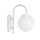 Applique extérieur BOOM- EN FORME DE BOULE- IP43 E27 42W BLANC