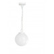 Suspension extérieur BOOM- EN FORME DE BOULE- IP43 E27 42W BLANC