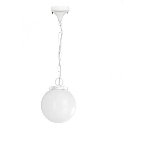 Suspension extérieur BOOM- EN FORME DE BOULE- IP43 E27 42W BLANC