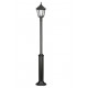 Lampadaire 1 tête -CLIC-CLAC 4 -IP44 - E27 - style rustique - VERRE TRANSPARENT hauteur totale 1 910 mm Blanc
