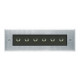Encastré mur MARGIN IP66 LED COB 6W 3000K en aluminium 
