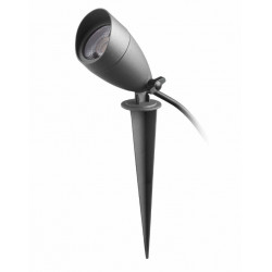 Spot à piquet TERRA -220-240V -IP65 LED SMD AC - 6W - 640lm - CRI80 -3000K - faisceau 50º - Anthracite