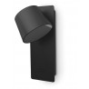 Applique avec Lampe de lecture SERENE et sa prise USB LED SMD 6W - 732 lm 3000K coloris noire