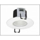 Spot LED encastré rond fixe. BBC étanche IP65 design anti éblouissement Blanc pour LED