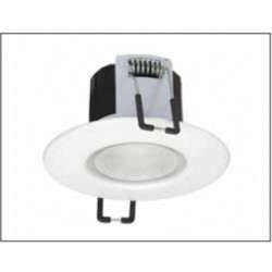 Spot LED encastré rond fixe. BBC étanche IP65 design anti éblouissement Blanc pour LED