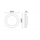 Hublot rond 350 mm BELENLUX détecteur HF et crépusculaire CCT 1300lm- CRI80