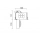 Spot encastrable Cardan -AR111 - 15 w -GU10-RETROFIT- ATOLON- Coloris Blanc