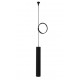 SUSPENSION DUBE LED COB 9.20W 945 lumens CRI80 3000K -angle 32º- coloris NOIR- LONGUEUR 1500 MM