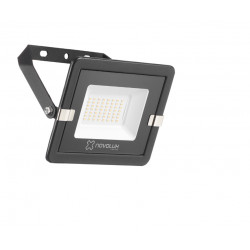 Projecteur extérieur LED KEROS 50 W 5 535 lm 6500 K 120 degrés Noir IP65 avec étrier