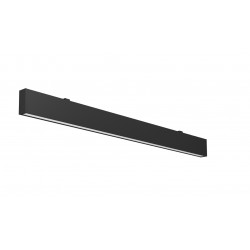Ligne lumineuse Saillie OFFICE IP40 LED SMD 36W 3392lm(2980lm) CRI80 4000K Noir - IP40 - IK 08