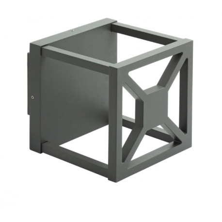 APPLIQUE ARLEN - 4 FACES D'ECLAIRAGE - ip 54 - IK07 - LED CREE - ANGLE 125 ° -ALUMINIUM - VERRE TRANSPARENT