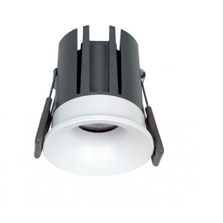 Spot encastré JANO IP65 LED COB 7.50W 840lm(601lm) CRI90 2700K 36º Blanc