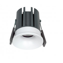 Spot encastré JANO IP65 LED COB 7.50W Dimensions du trou de coupe Diamètre x Profondeur (mm): 50 x 73 -CRI90 -3000K 36º Blanc