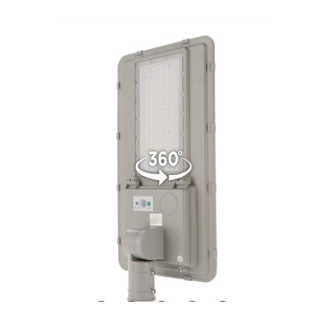 Projecteur solaire 7000 lumens - IP 65 - 2700 K -hauteur 3 à 4 m- mat 60 mm- 200 w