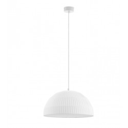 Suspension Moln - dôme de forme sphérique - diamètre 40 cm - coloris blanc