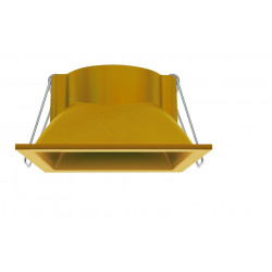 Spot carré encastré 6 w pour plafond NOK30 noir- CCT 3000/4000 k