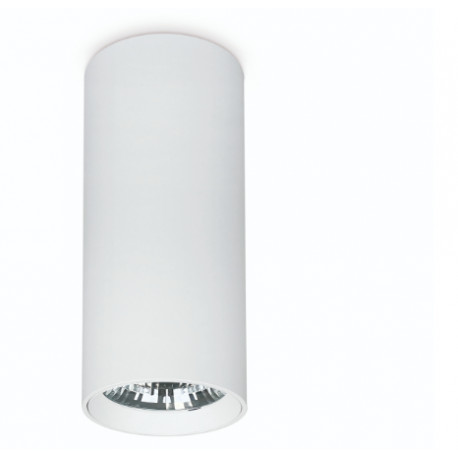 Spot tubulaire en surface HIDRA LED COB 25 W CCT -angle 24 º- coloris blanc