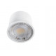 Spot encastré carré led en plâtre LEN - CCT - 6 w 2700 K - 570 lm 4000 k - 650 lumens - coloris Blanc