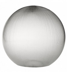 Globe en r&eacute;sine - diam&egrave;tre 500 mm- IP55- prismatique -Transparent