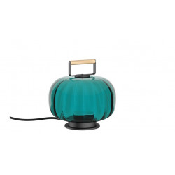 Applique en verre cristal bleu noir 