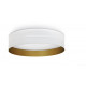 suspension circulaire ronde à poser en saille blanc extérieur, intérieur noir, diamètre 405 mm, 30 w, 3316 lumens