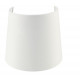 Applique de lecture FIRENZE2 E27 +LED SMD 3W 3000K nickel satin abat jour blanc demi lune 
