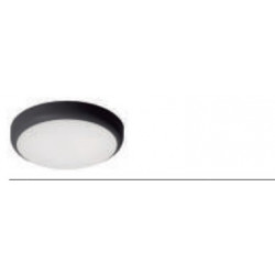 Hublots LED IP65 IK10 12/18/24W 3CCT 30-40-60K 123lm/m coloris noir 