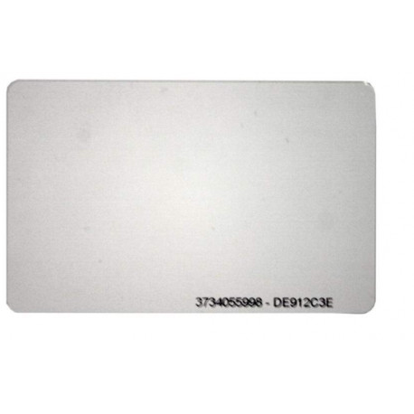 lot de 500 Badges passifs de proximité em iso pour lecteur 125khz format carte de crédit finition pvc blanc 86 x 54 08 mm