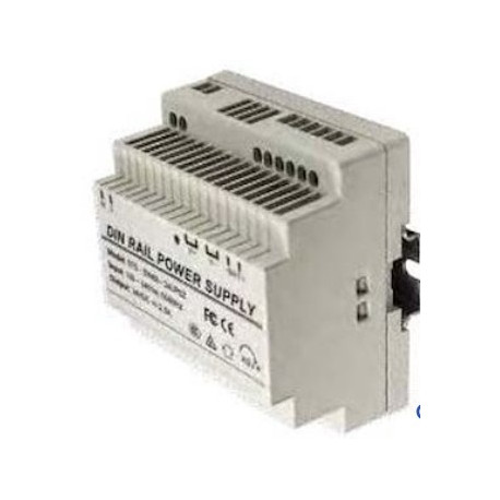 Alimentation rail-din 12v 3a avec entrée chargeur de batterie