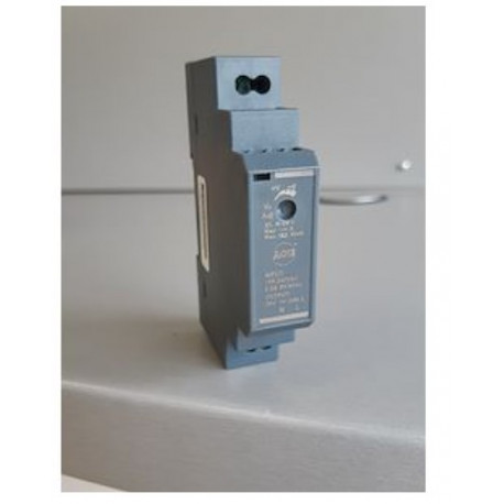 Alimentation rail-din 5A 12vcc fixation sur rail-din 3 modules