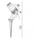 lot de 30 Spots sur piquet TEVA - commandable en wifi - RGBW -IP65 LED SMD AC - 9W - 380lm - CRI80