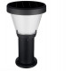 lot de 10 Bornes LED solaire noire en aluminium - 3000 et 4000K - IP 65 - IK 08 - ht 680mm Noir- détecteur crépusculaire
