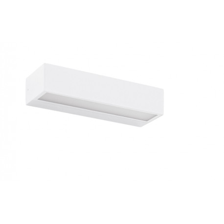 Applique rectangulaire CROMA LED SMD 9 W CCT -2700/3200/4000 K CRI80 blanc-IP65-ik08- LARGEUR 20 CM éclairage vers le haut