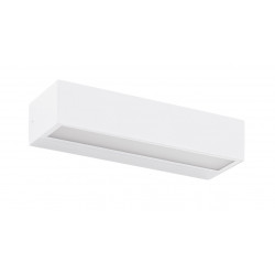 Applique rectangulaire CROMA LED SMD 14 W cct -2700/3200/4000 k-CRI80 -blanc-IP65- éclairage vers le bas