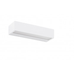 Applique rectangulaire CROMA LED SMD 14 W cct -2700/3200/4000 k-CRI80 -blanc-IP65- éclairage vers le haut