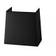Applique liseuse de lecture FIRENZE2 E27 +LED SMD 3W 3000K nickel satin abat jour carré- 2 prises USB