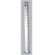 BORNE ACIER potelet métallique gris pour lecteur, H1100xL60xP40