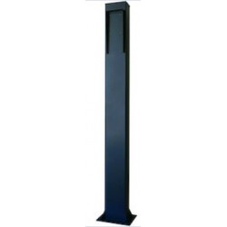 BORNE ACIER - potelet métallique gris pour lecteur, H1200 * L160 * P 100 colonne 