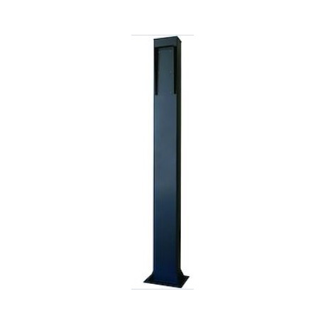 BORNE ACIER - potelet métallique gris pour lecteur, H1200 * L160 * P 100 colonne 