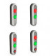 voyant de signalisation avec buzer 12/24 CC et 12/28VA fixe ou clignotant