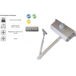 Pupitre de gestion 1 porte avec 1 bouton poussoir lumineuxssoir 12/24 CC et 12/28VA