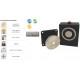 Ventouse de maintien extérieur avec bouton de déblocage.- force 50 kgs
